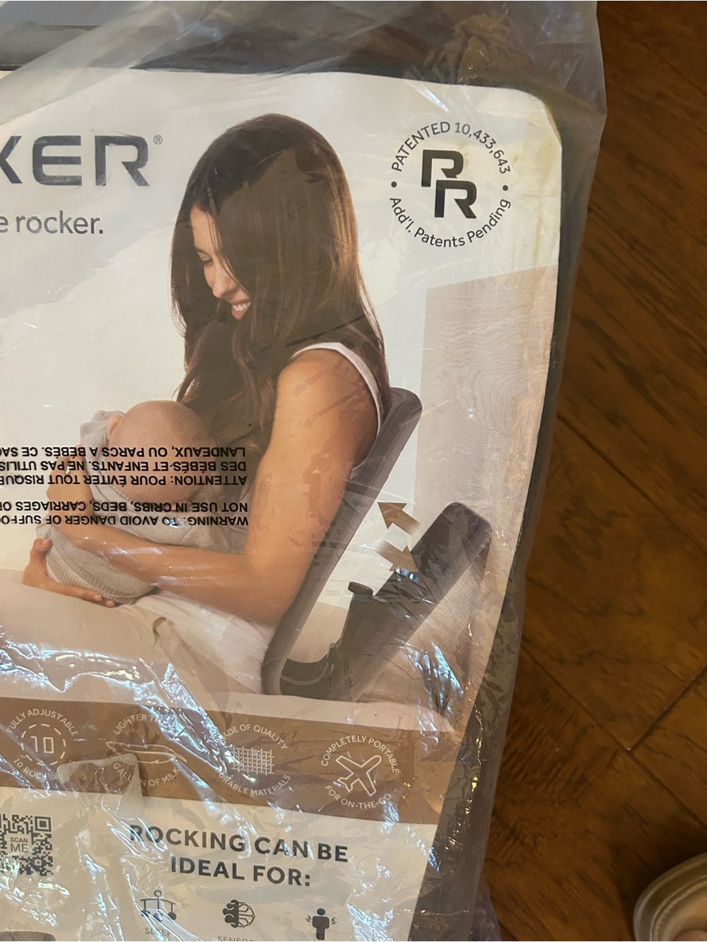 New Ready Rocker Portable Rocking Chair Cushion - Ergonomic Back Support - Picture 6 of 9